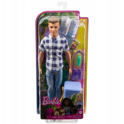 Barbie Kemping Ken Lalka Akcesoria, Mattel