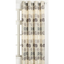 Home Maison 09347-8-AL firanka, z oczkami, okręgi żakardowe,