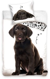 Pościel bawełniana dwustronna Labrador Retriever PON-224