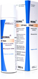 Miconal 3,29 mg/g, aerozol na skórę