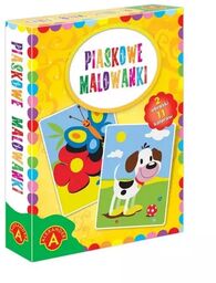 Piaskowe malowanki - Pies i Motyl ALEX -