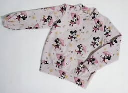 Bluza rozpinana bomberka Myszka Minnie vintage dla dziewczynki,