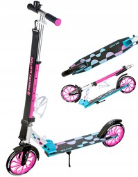 Hulajnoga Raven Galaxia Blue/Pink 200mm z koszykiem, dzwonkiem,