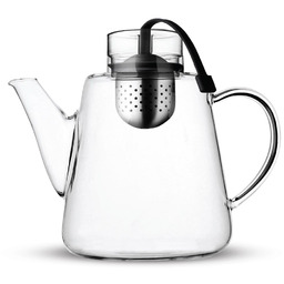 Viallidesign Dzbanek z zaparzaczem (1500 ml, czarny) Amo