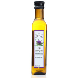 Olej z Ostropestu Zimnotłoczony, Nieoczyszczony, Olvita, 250ml