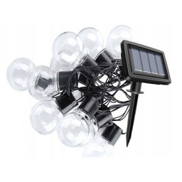 Girlanda ogrodowa solarna SOLI 20 LED biała ciepła