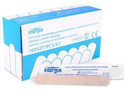 SZPATUŁKI laryngologiczne drewniane JAŁOWE 100szt