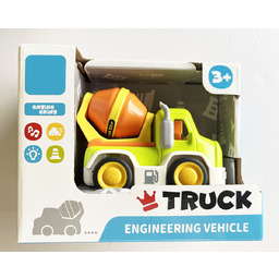 Dla Dzieci Żółta Betoniarka z Efektami Dźwiękowymi