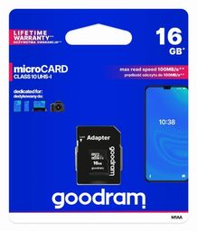 Karta pamięci GoodRam M1AA-0160R12 16GB; Class 10, Class