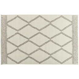 Dywan Lotto 133 x 190 cm romby białe