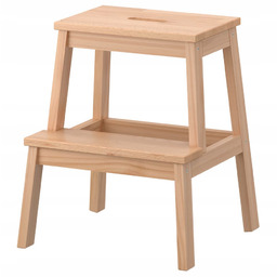 Stabilny taboret ze schodkiem stołek podest 50cm Ikea