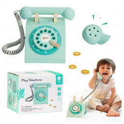 CLASSIC WORLD Klasyczny Drewniany Telefon dla Dzieci 4
