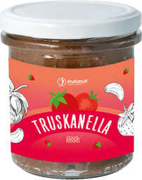 Truskanella czekoladowa pasta z nerkowców z truskawką 300g