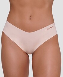 GymBeam Klasyczne majtki bezszwowe 3Pak Beige