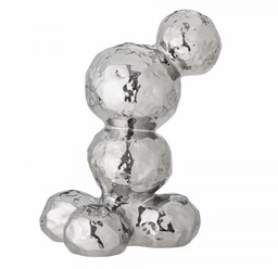 Bloomingville BOBBY Figurka Dekoracyjna - Rzeźba / Srebrna