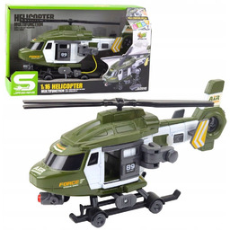 Helikopter Wojskowy Militarny Hak Nosze Światła Dźwięki Khaki