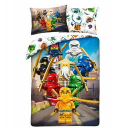 Pościel Dziecięca Młodzieżowa Lego 160x200cm Ninjago