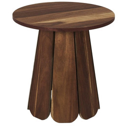 Stolik Okrągły boczny Will 45cm orzech