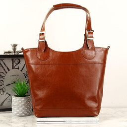 Torebka skórzana damska DAN-A T195B camel