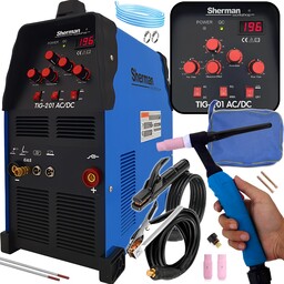 Spawarka Tig Do Aluminium Stali Nierdzewnej 200A Manualna