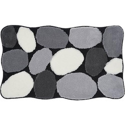 Kleine Wolke Mata łazienkowa, akryl, czarny, 60 x