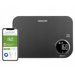 Waga Kuchenna Sencor Sks 7078BK do 5kg Smart