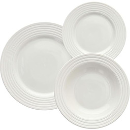 Tognana Rings serwis talerzy dla 6 osób, 18-częściowy,