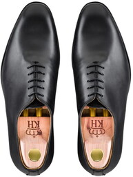 Czarne LOTNIKI WHOLECUT - Goodyear Welted