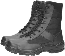 Mil-Tec Buty Taktyczne Security Wysokie Czarne - 46