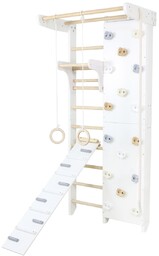 drabinka gimnastyczna Kombik 2 biały-drewno