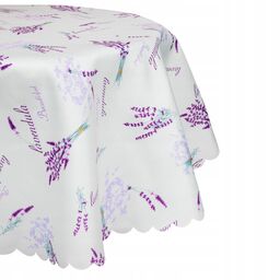 Obrus PLAMOODPORNY OWALNY Lawenda 130x250 owal
