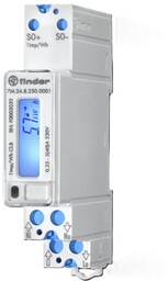 Jednofazowy licznik energii Finder 7M.24.8.230.0001 z podświetlanym wyświetlaczem