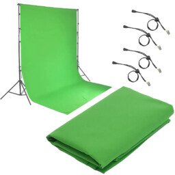 Tło fotograficzne Green Screen 2x3m
