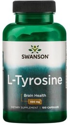 SWANSON L-Tyrozyna 500mg - 100 kapsułek