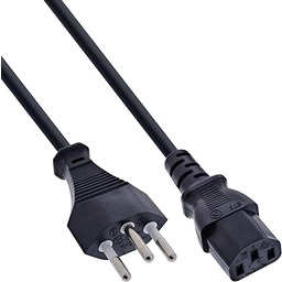 InLine 16653R kabel sieciowy, wtyczka szwajcarska na wtyczkę