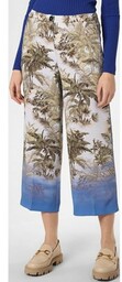 Marc Cain Collections Spodnie Kobiety jasnoniebieski wzorzysty