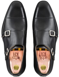 Czarne MONKI - Goodyear Welted