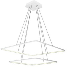 MILAGRO ML514 LAMPA WISZĄCA NIX WHITE 50W LED