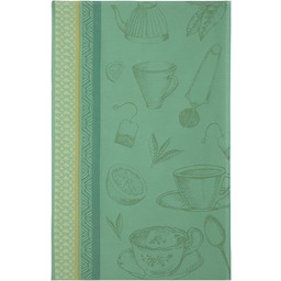 Śpiwór bawełniany z nadrukiem żakardowym, zielona herbata Mello