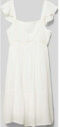 Sukienka mini z rękawami z falbaną model ‘KOGEVA’