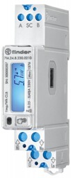Jednofazowy, dwukierunkowy licznik energii Finder 7M.24.8.230.0210 z podświetlanym