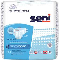 Wyrób medyczny, Seni, Super, pieluchomajtki 4 Extra Large,