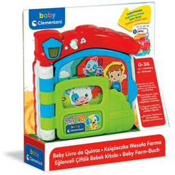 CLEMENTONI Zabawka edukacyjna Baby Książeczka Wesoła Farma 17652