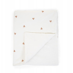 Childhome Kocyk 80 x 100 cm Jersey Hearts