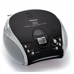 BOOMBOX LENCO SCD24 CD czarno-srebrny