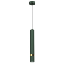 Milagro Minimalistyczna lampa wisząca Joker tuba zielona złota
