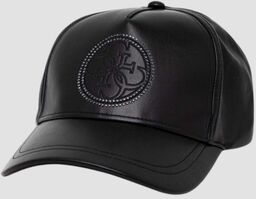 GUESS Czarna czapka z daszkiem Edith Pu Cap