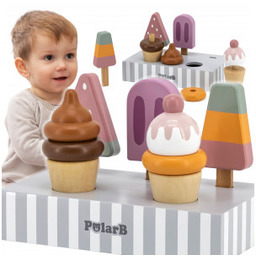 Viga Lody na Patyku ze Stojakiem 5 szt