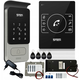 Domofon głośnomówiący dwużyłowy 5Tech Echo One Otwieranie furtki