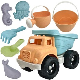 Zestaw do piasku Woopie Green wiaderko wywrotka 8el